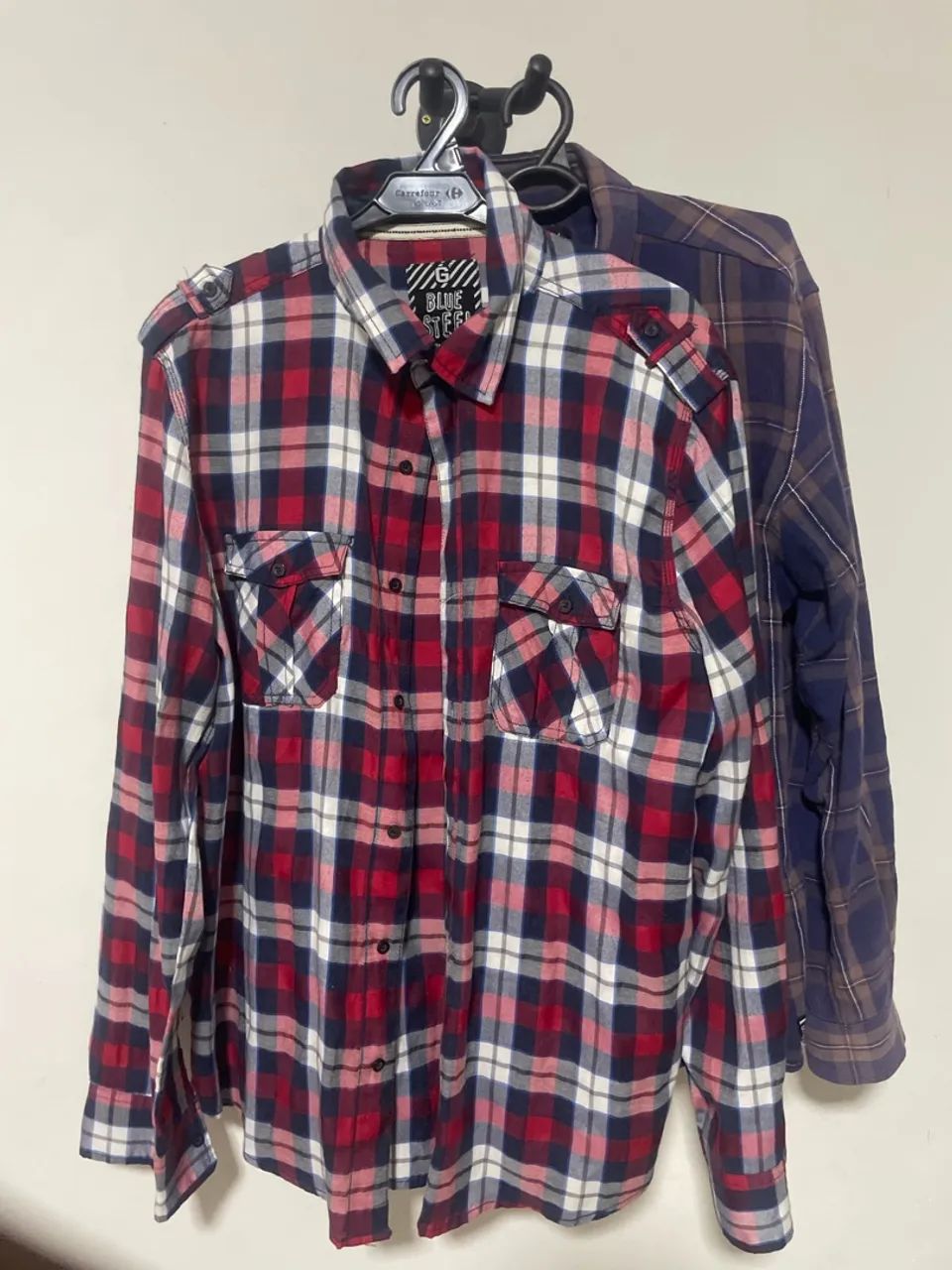 Kit camisas xadrez 