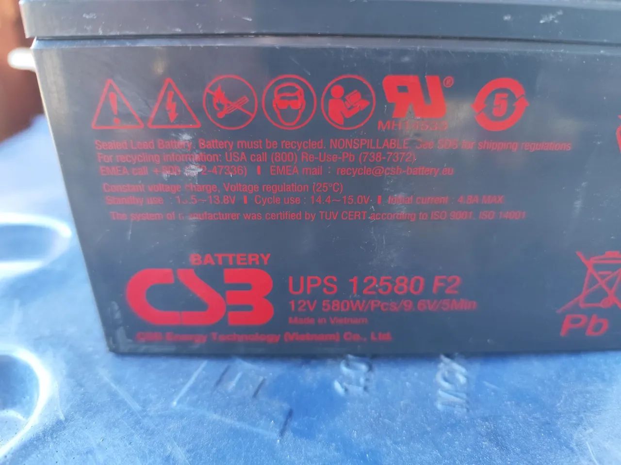 Bateria selada 12v chumbo 