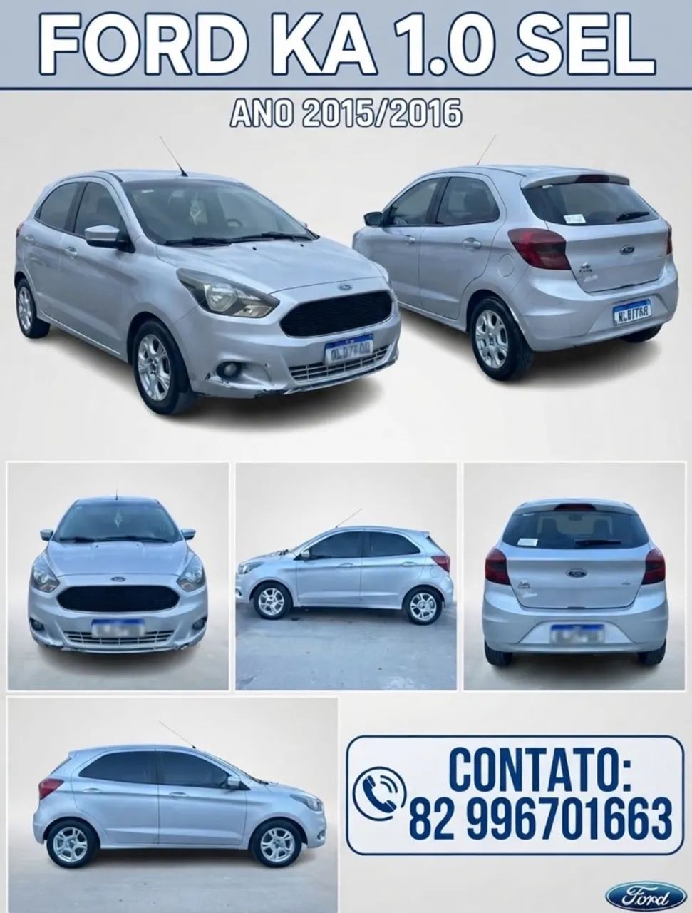Ford Ka 1.0 SEL TIVCT FLEX 5P 2015