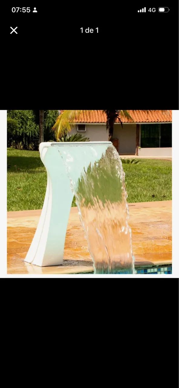 Cascata piscina igui splash