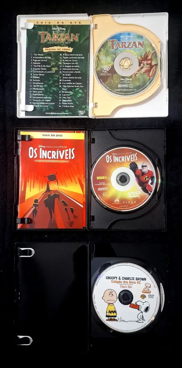 DVDs Os Incríveis e Snoopy (Edições Raras) - Foto 4