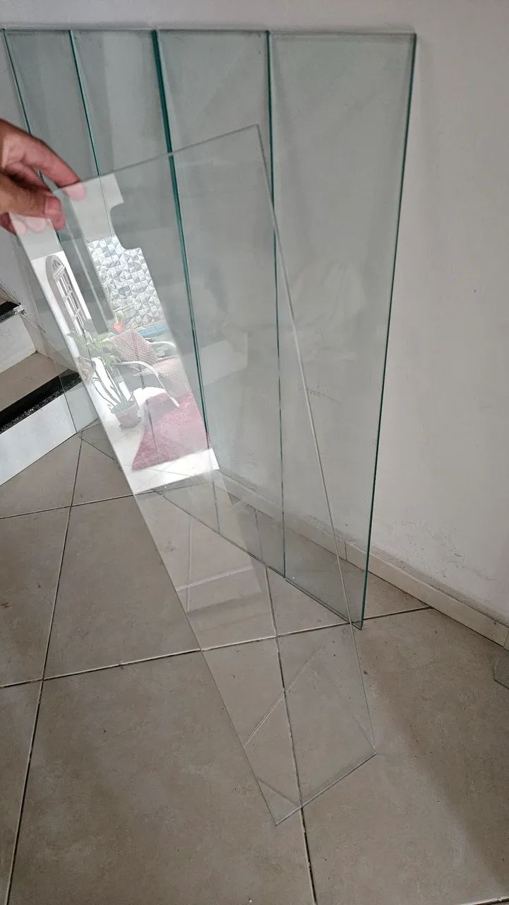 Prateleira de vidro 1,22 x 25 - Foto 4
