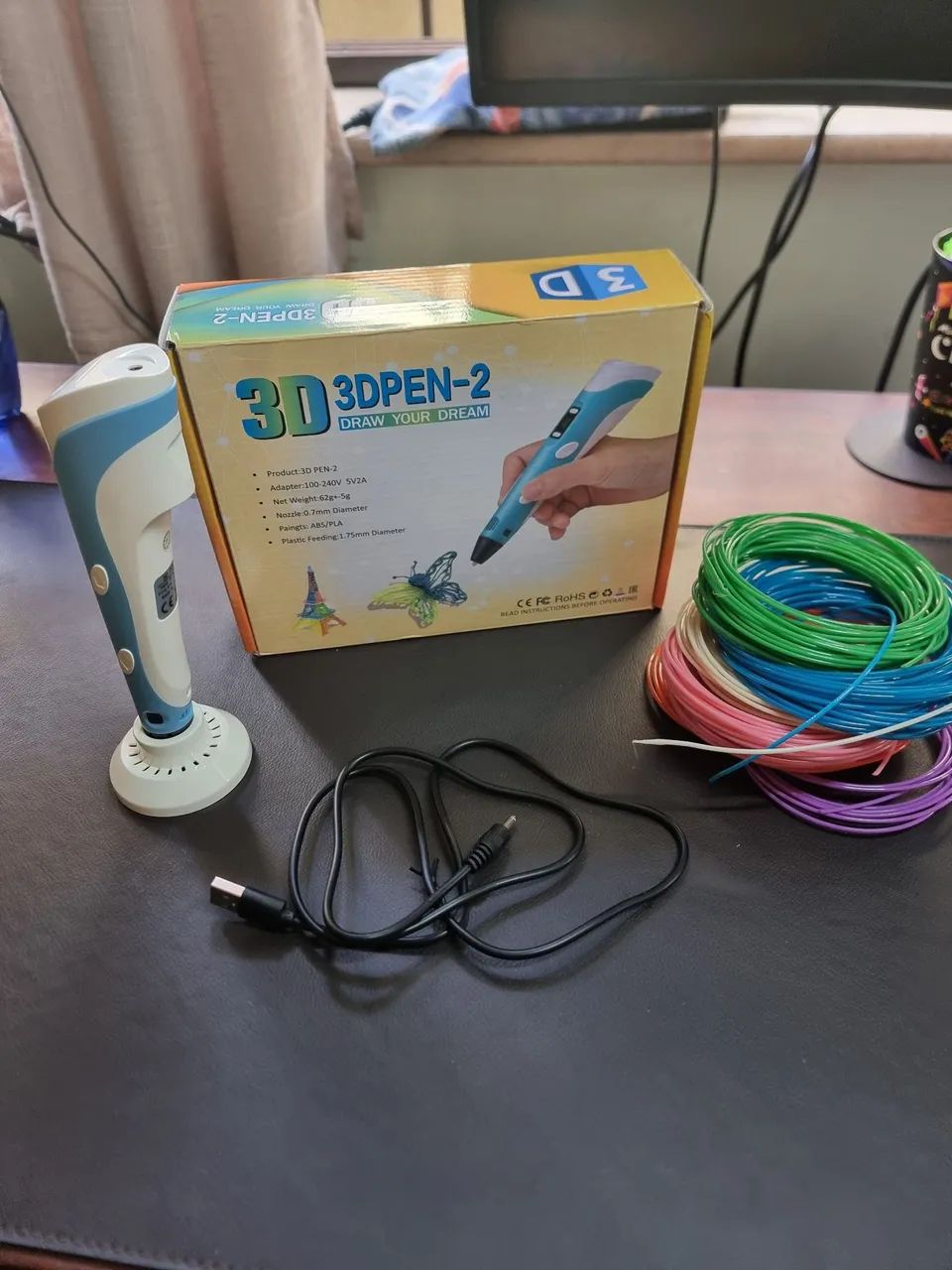 3DPEN-2 com 6 cores de brinde