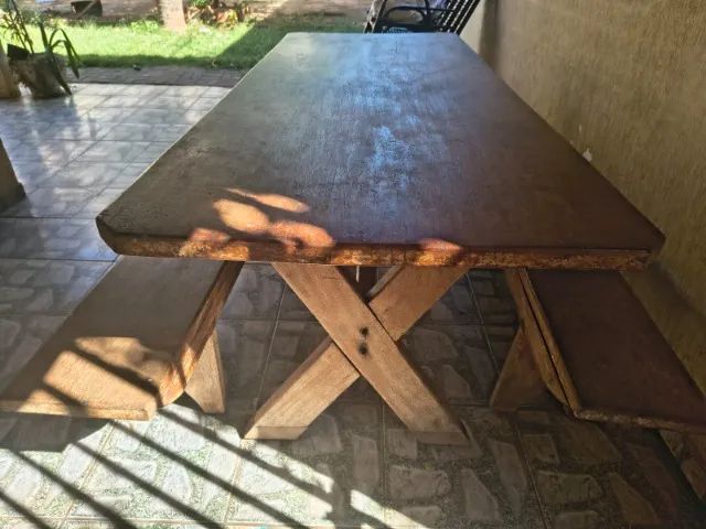Mesa Madeira Maçica Angelim - Foto 3
