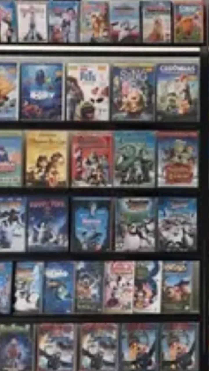 Acervo de locadora diversos filmes 