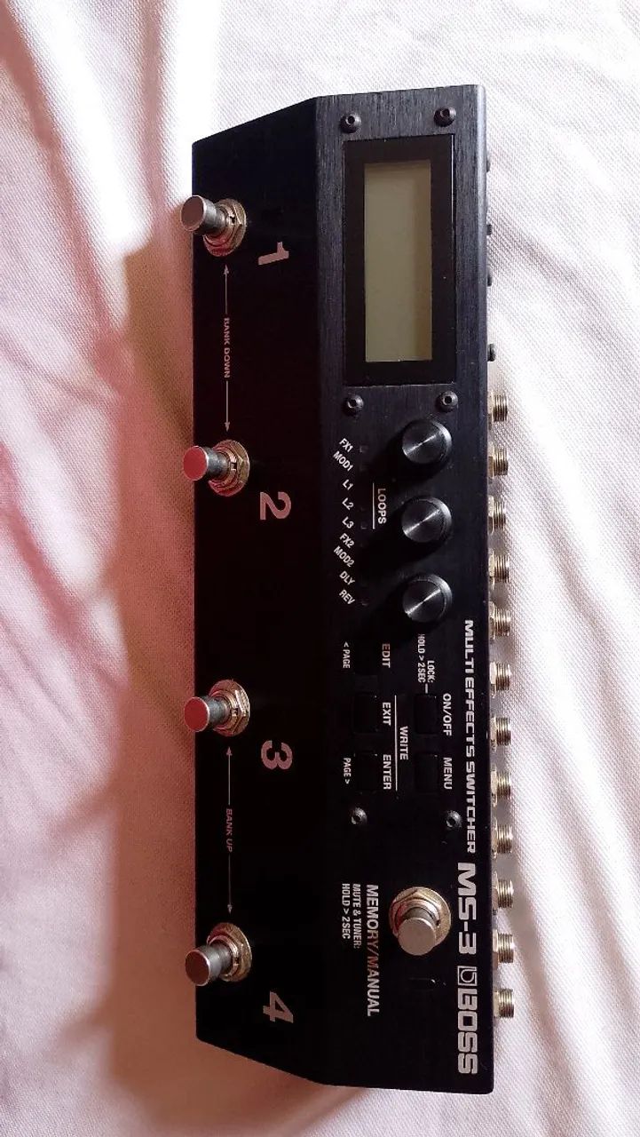 Boss MS-3 Multiefeitos e Switching - Instrumentos musicais