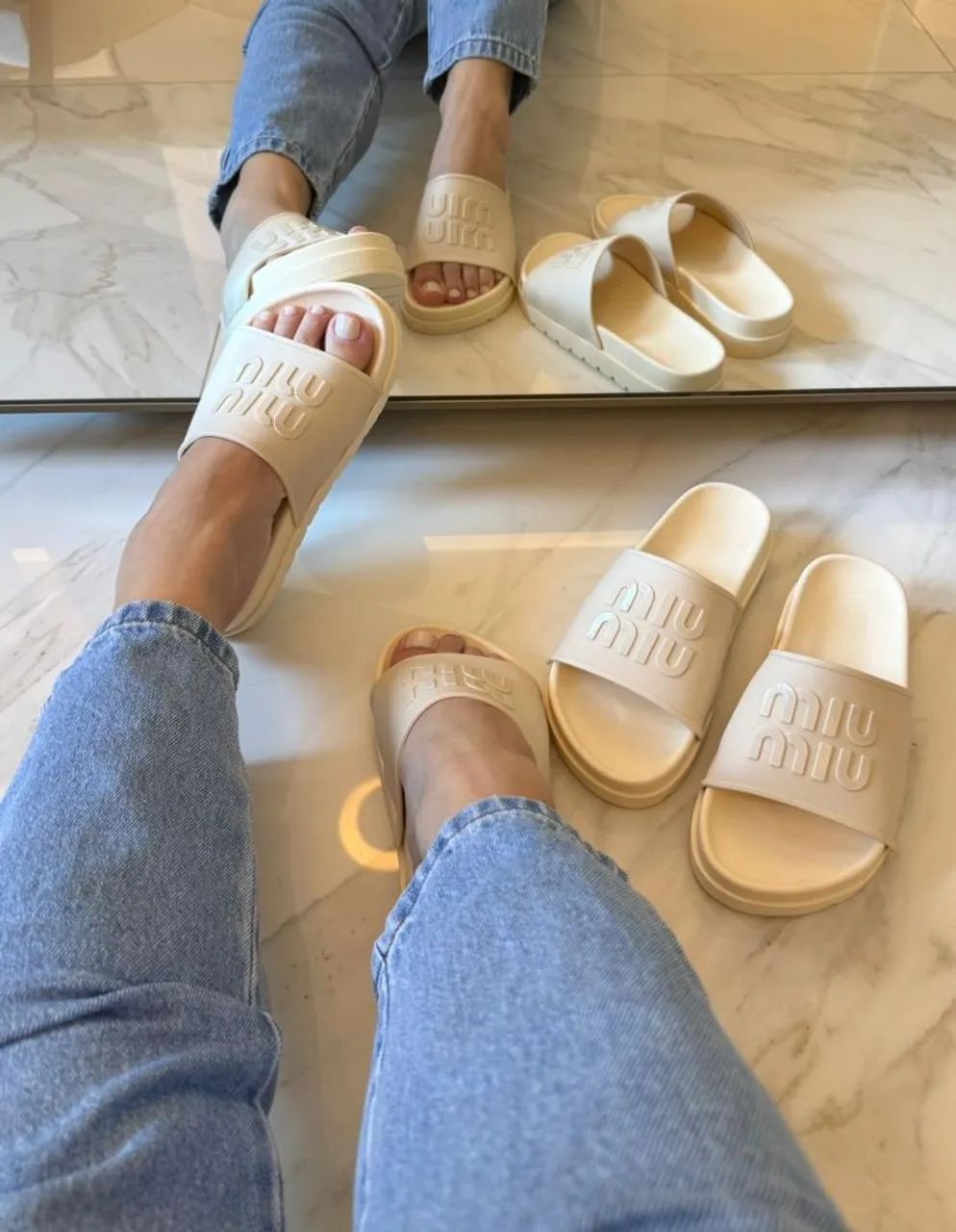 Sandália Miu Miu. - Foto 2