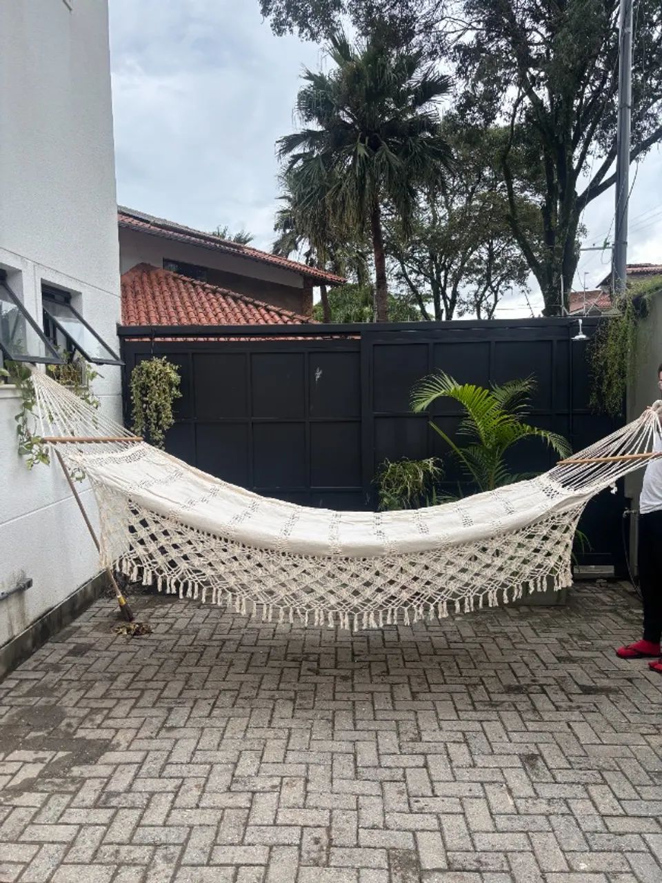 Rede de Dormir Casal Grande com Madeira 4,20m - Foto 3