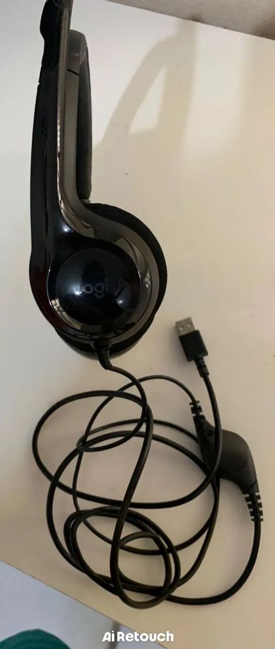 Headset Logitech H390 USB Microfone Fone Home Office R$149,99 - Foto 2