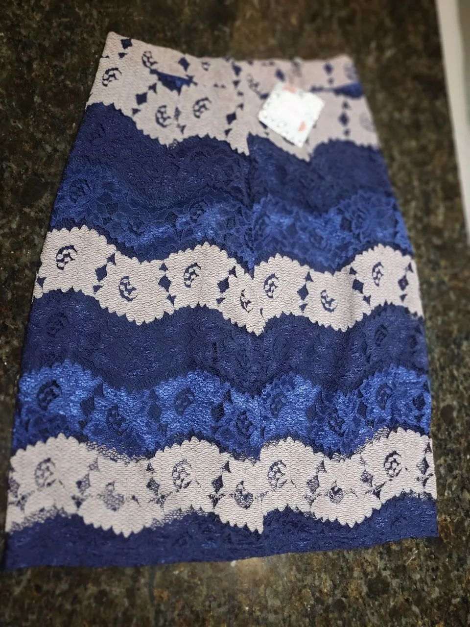 Saia de Renda Azul  - Foto 2