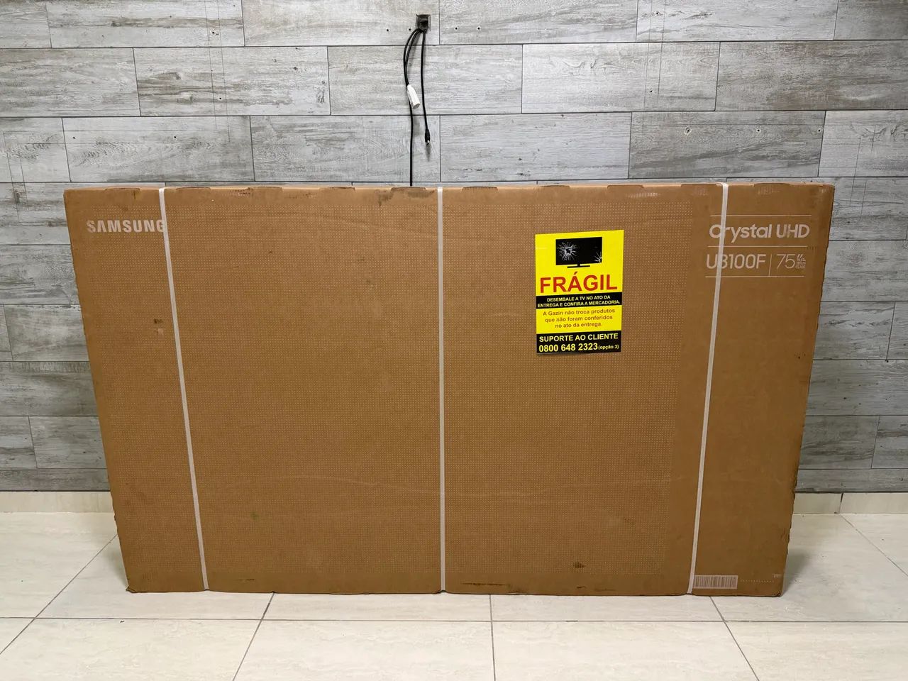 TV SAMSUNG 75 POLEGADAS NOVA LACRADA 