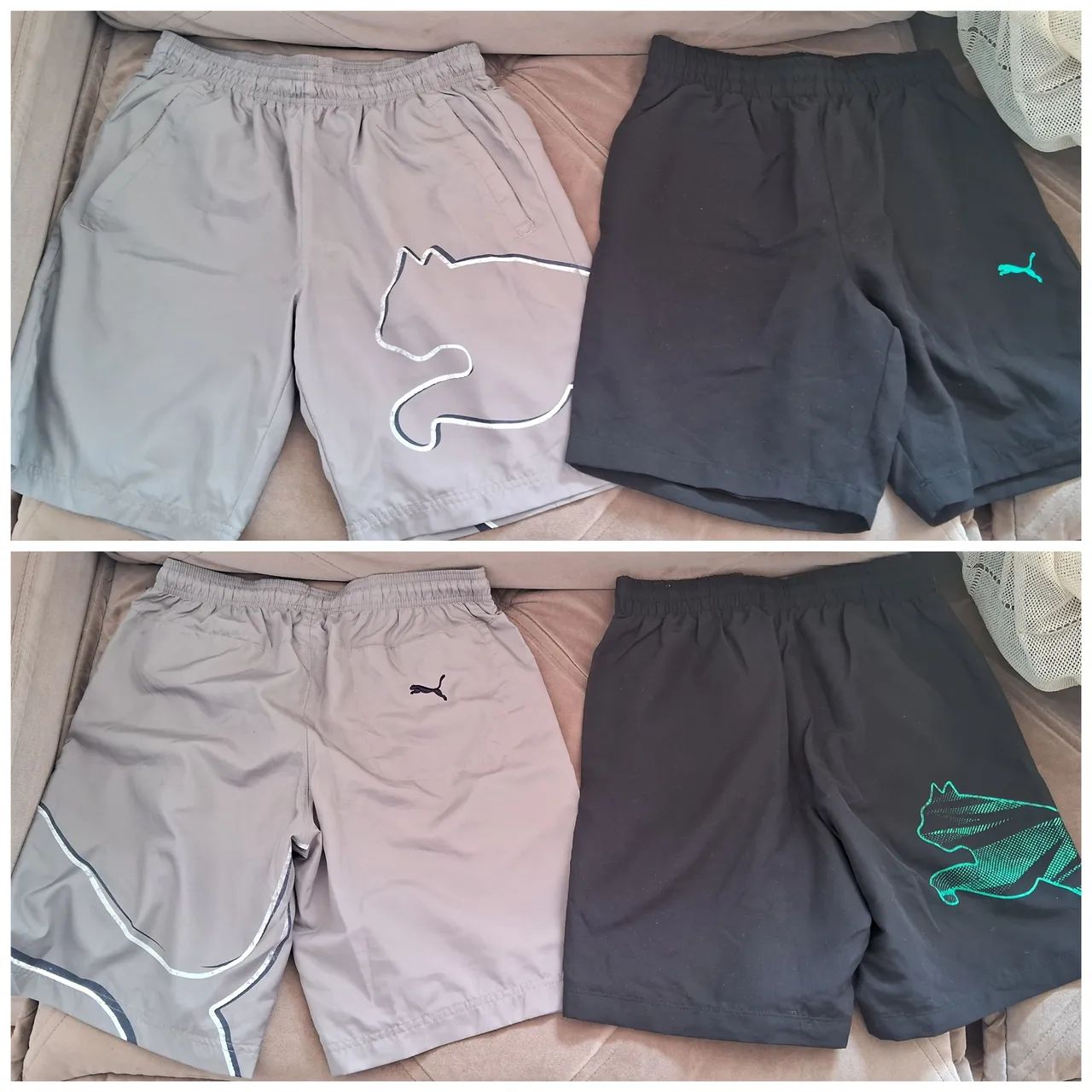 Pacote 2 bermudas Puma tamanho P