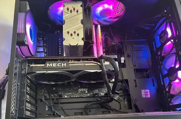 Rx 6650 Xt Mech 2x Oc 8gb Msi Garantia Até 12-2026 com caixa - Foto 6