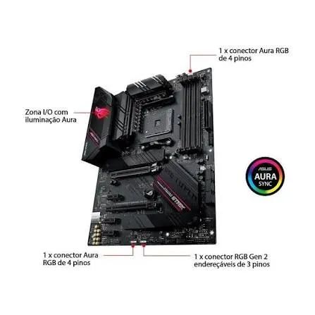 Placa mãe rog strix b550 ATX am4 ddr4  - Foto 3