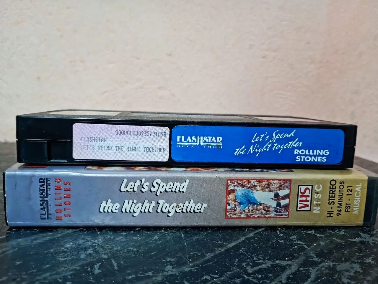 VHS ROLLING STONES - LETS SPEND THE NIGHT TOGETHER  - Foto 2