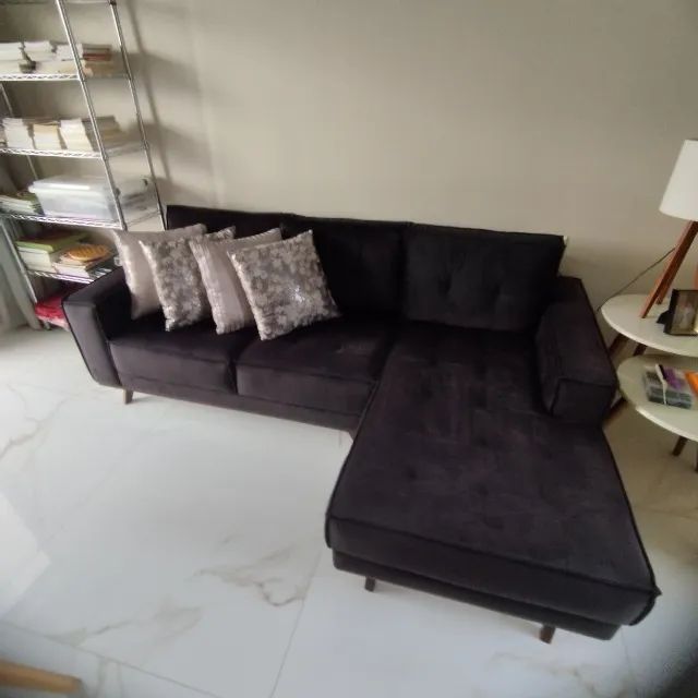 sofá de canto com chaise modelo Ibiza65581376774402122