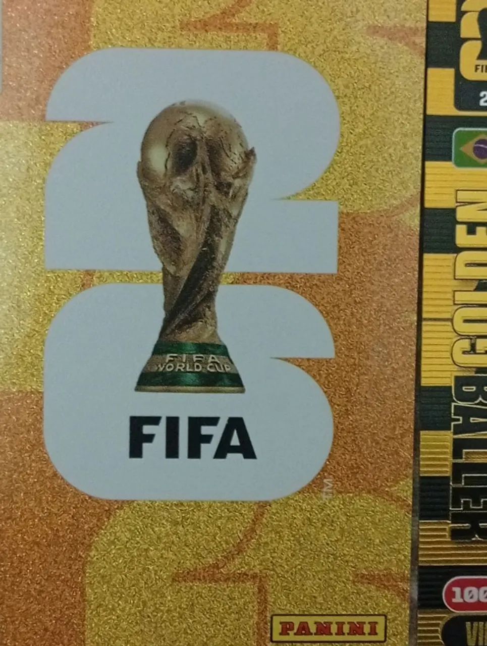 Card adrenalyn copa Golden baller 