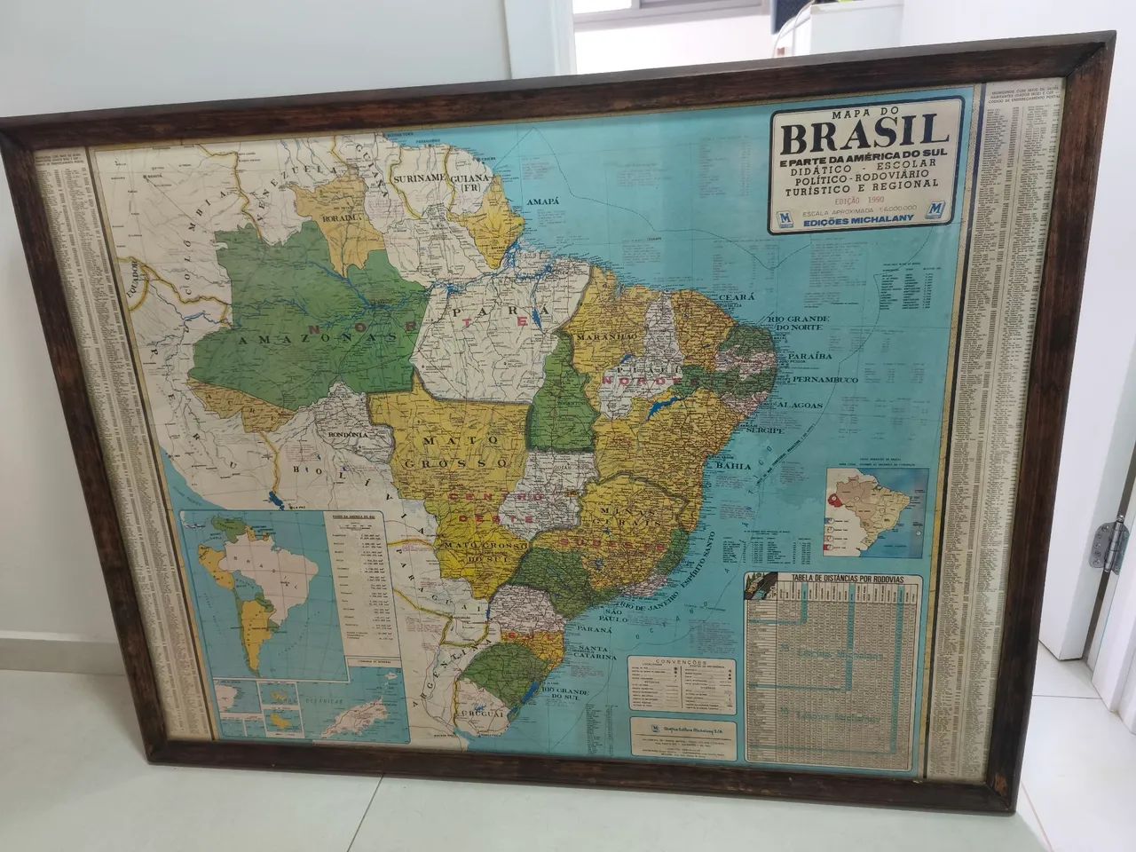 MAPA DO BRASIL ANTIGO - MICHALANY - EDIÇÃO 1990 - Foto 2