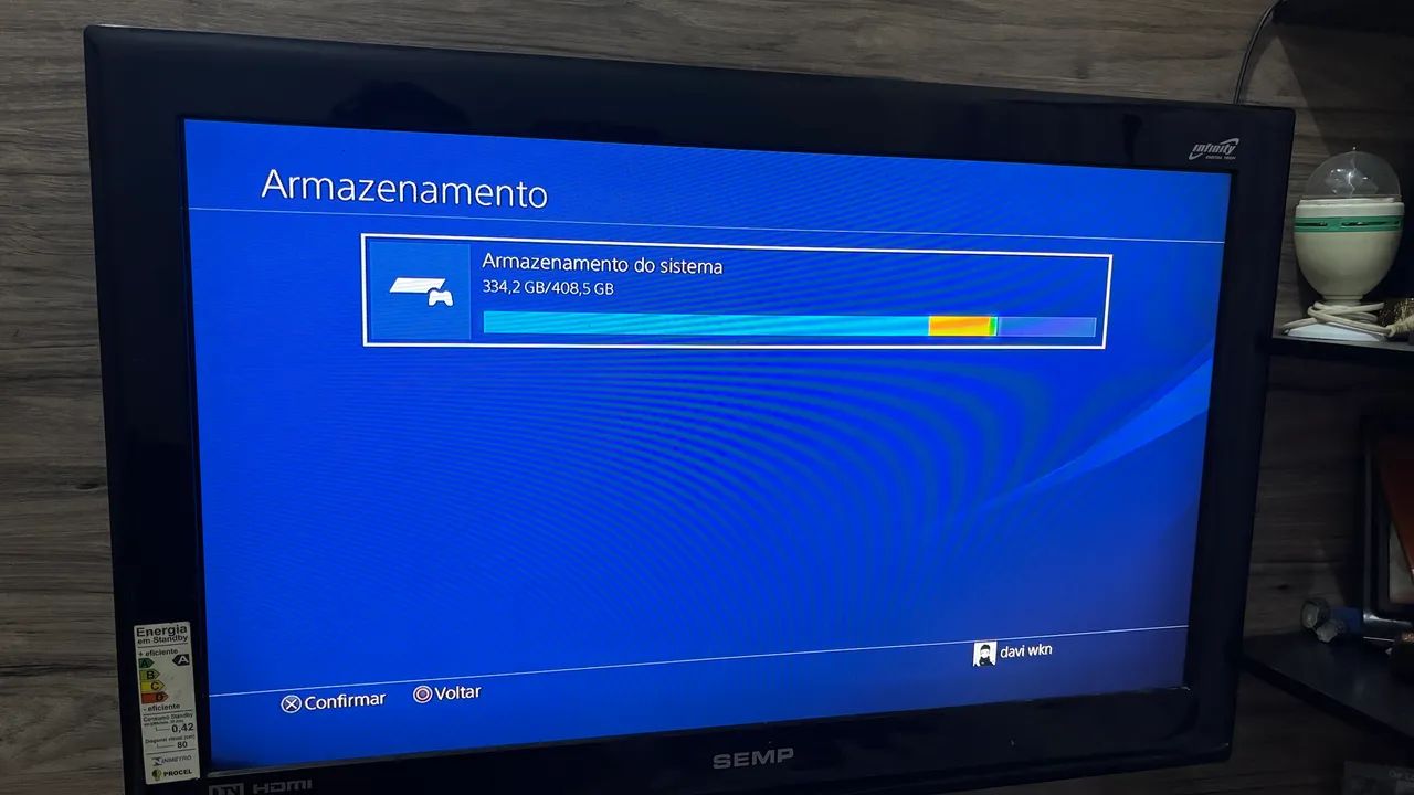 PS4 SLIM + Controle Original - Foto 3