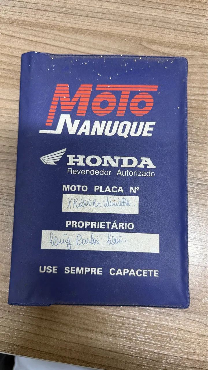 Manual Honda XR 200 R