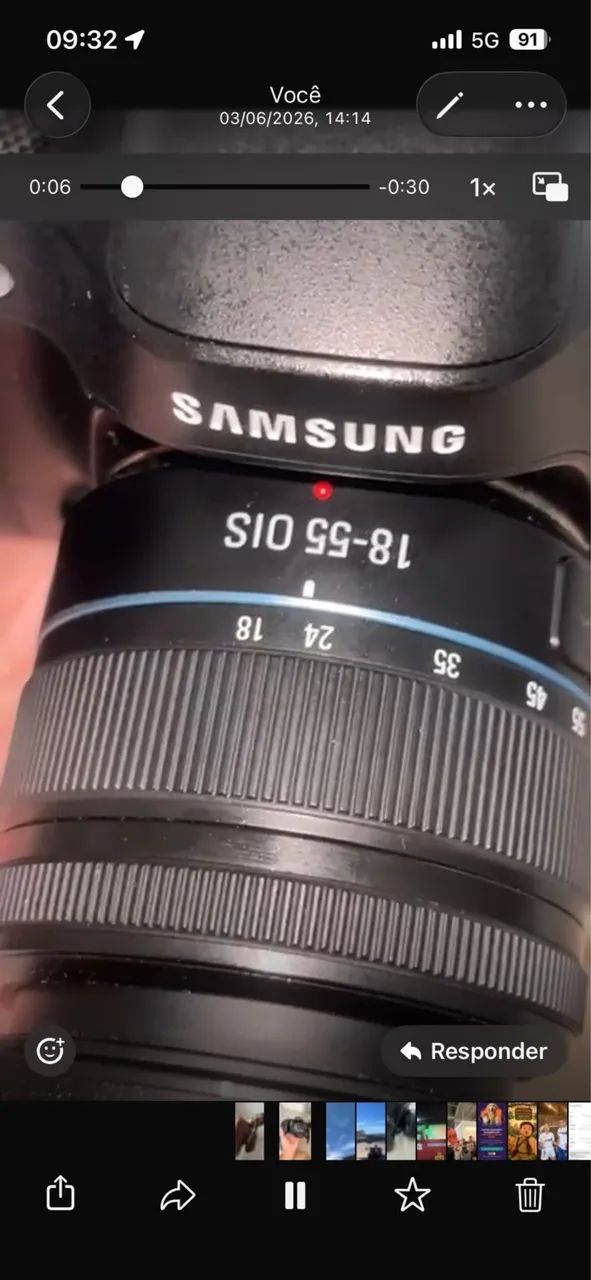Câmera Samsung nx30  - Foto 4