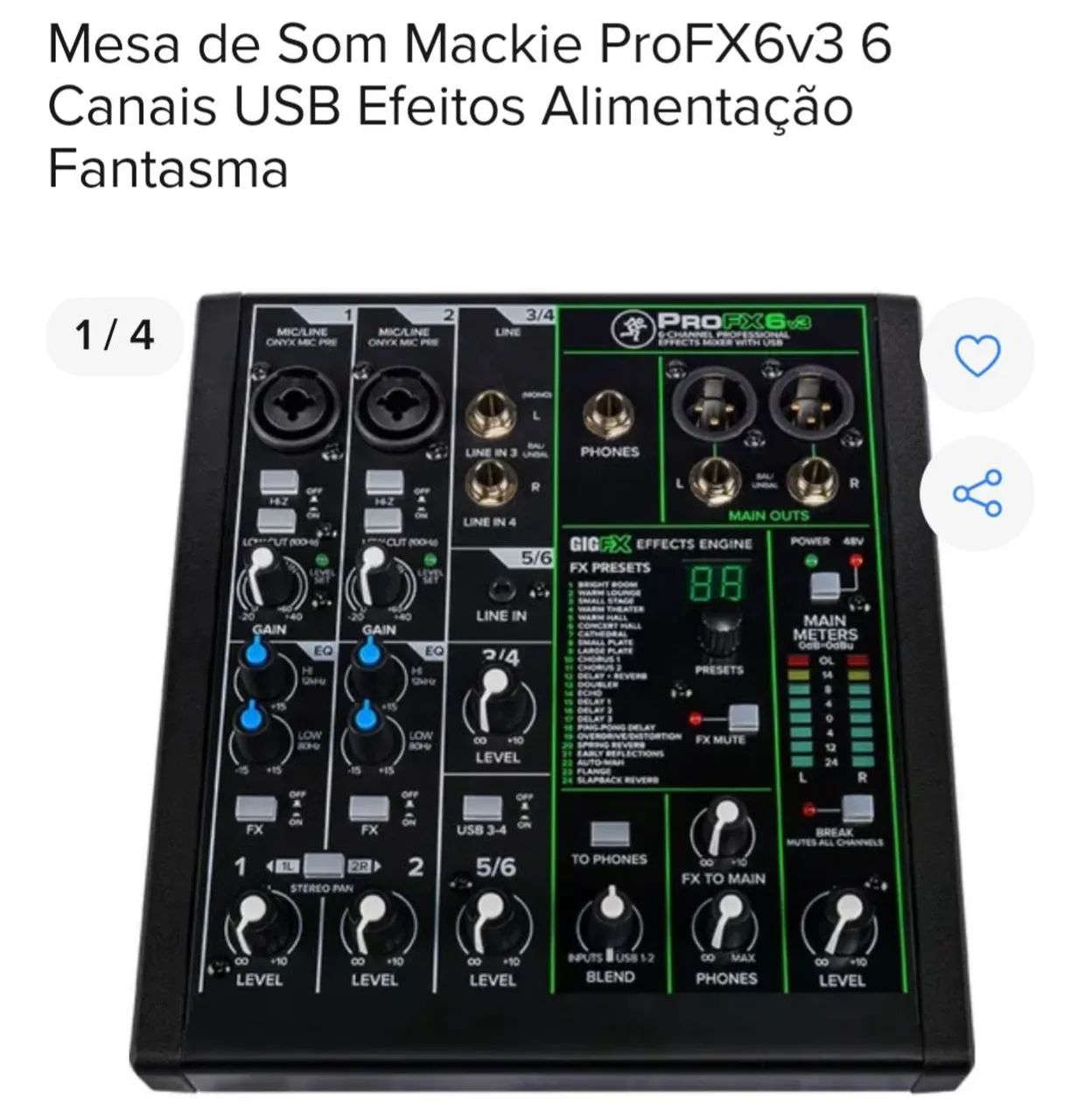 Mesa de som Makie PRO FX v3 - Foto 2