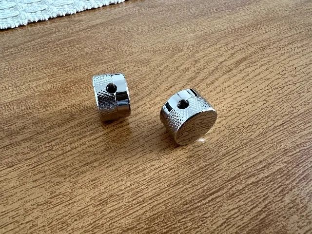 Knobs cromados Gretsch sem logo para guitarra - Foto 5