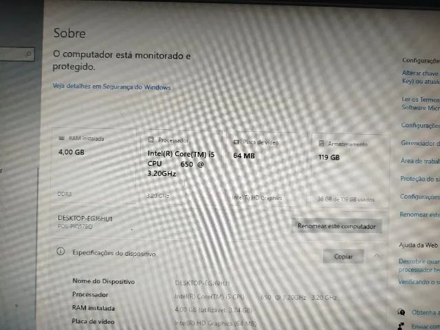 Gabinete com Windows 10 e SSD - Foto 5