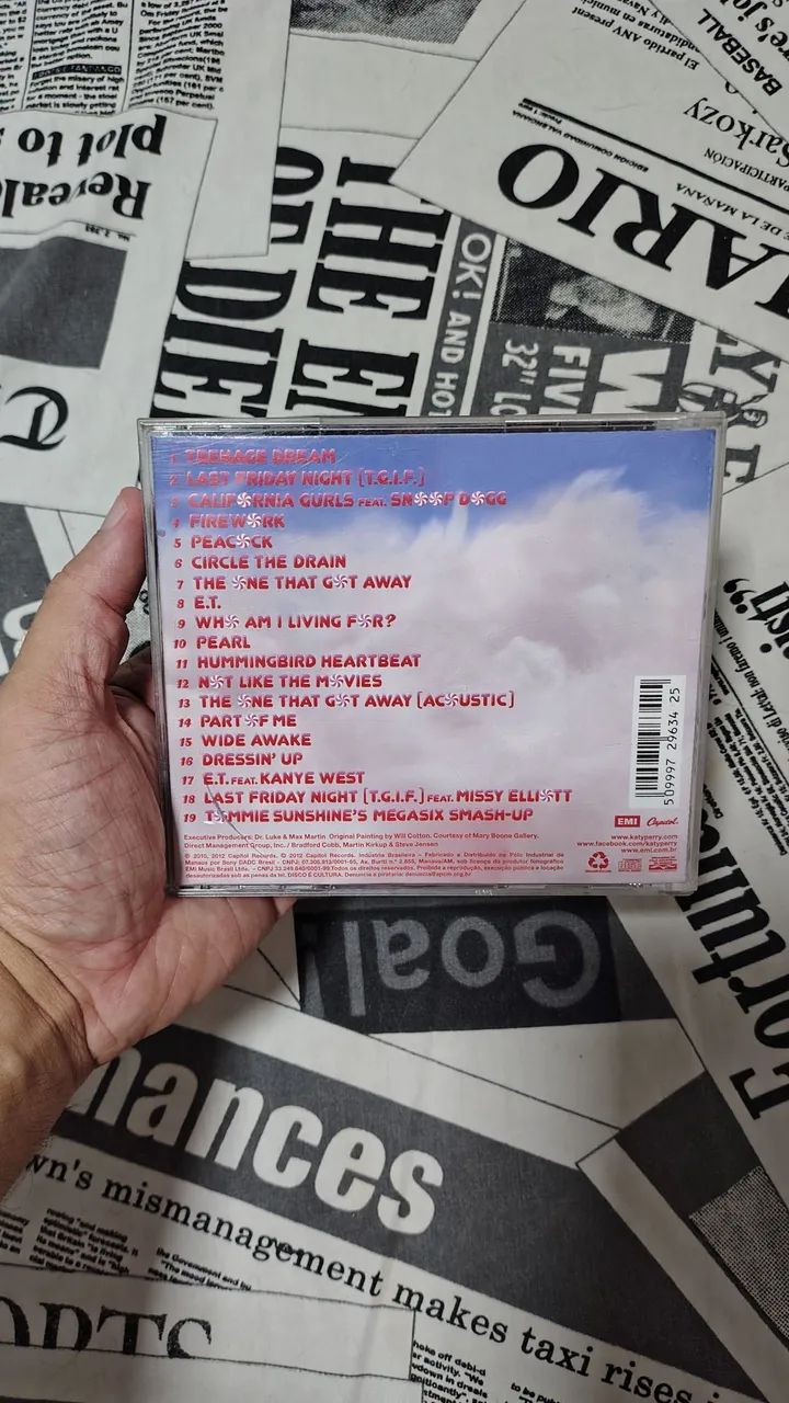 CD Katy Perry - Teenage Drem the complet Confection  - Foto 2