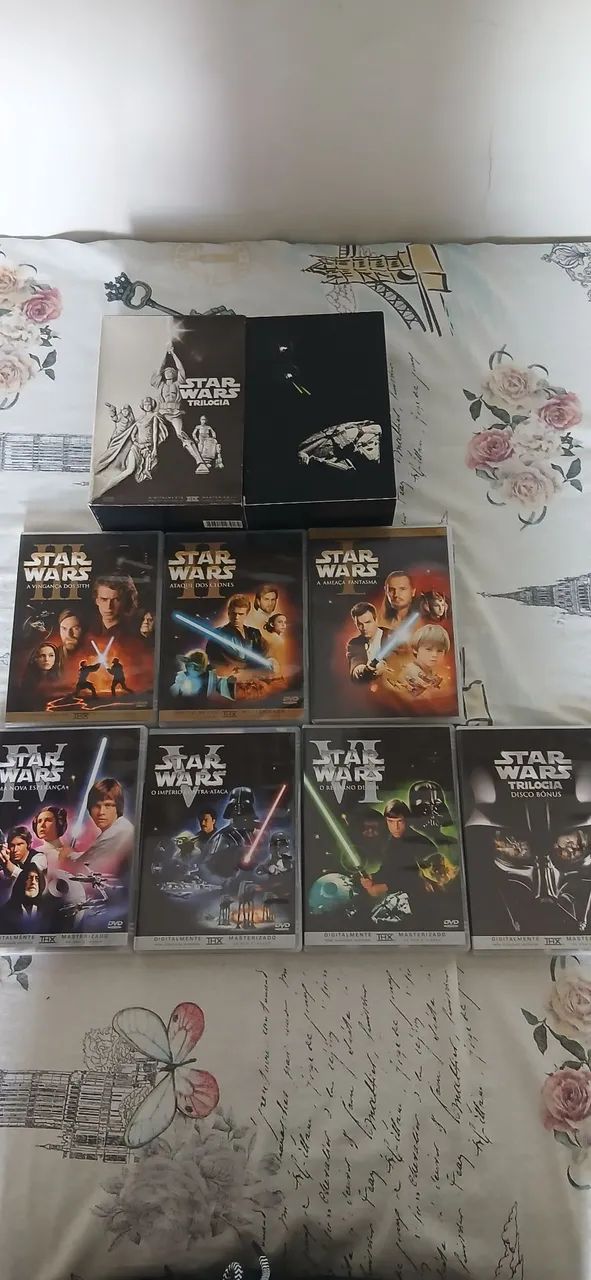 2 trilogias Star Wars com Box  - Foto 4