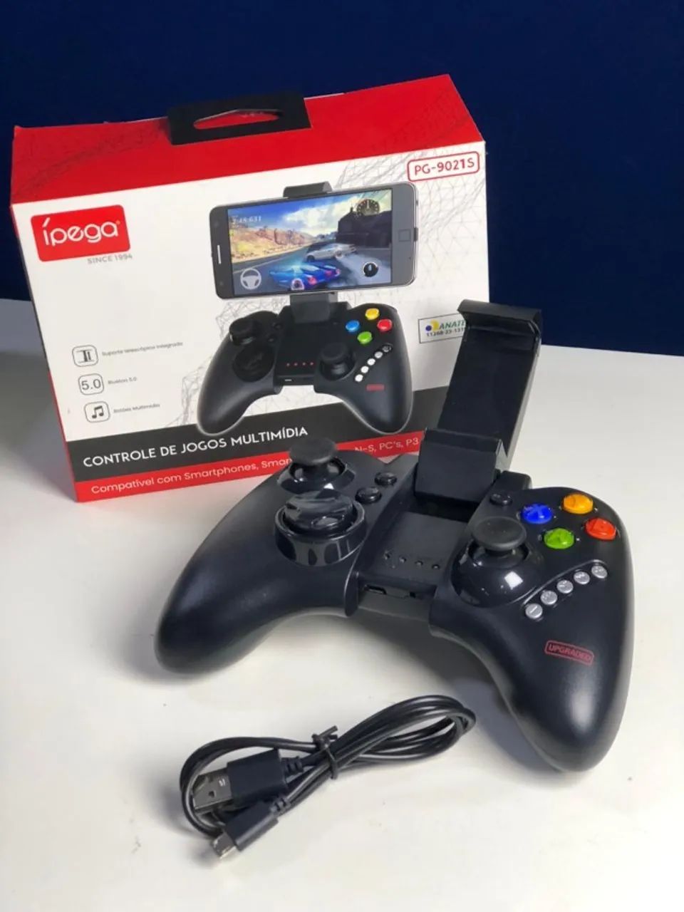 Controle de Games Multimídia Ipega PG-90215 - Bluetooth 5.0 com