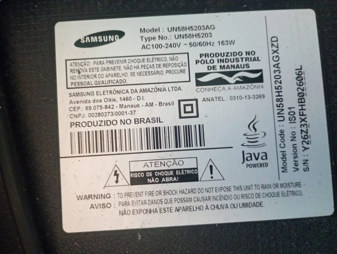 Tv Samsung 55"   R$ 800,00 - Foto 2