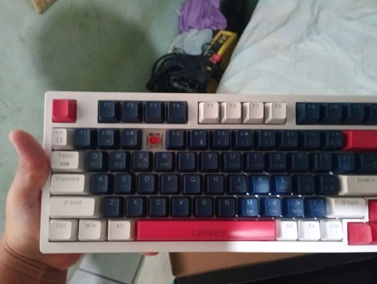 Teclado mecânico leaving COM DEFEITO - Foto 4