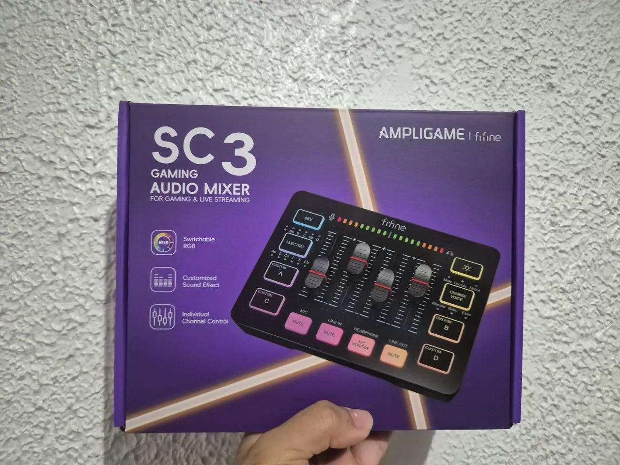 Mexer de áudio Fifine SC3 Novo! - Foto 2