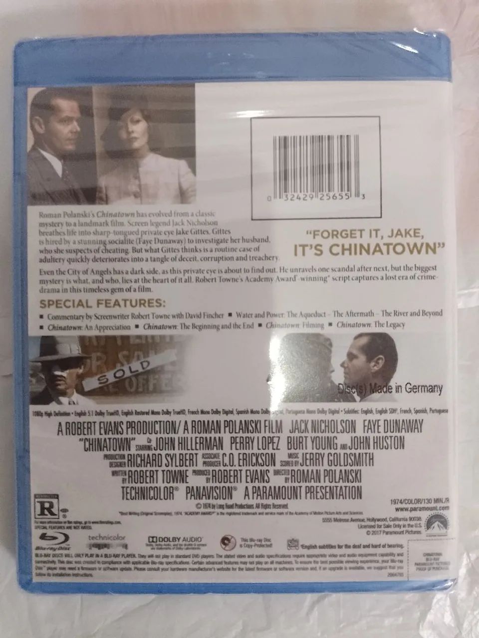 Blu-ray Chinatown (Dublado e Legendado) Edição Importada e Lacrada - Foto 5