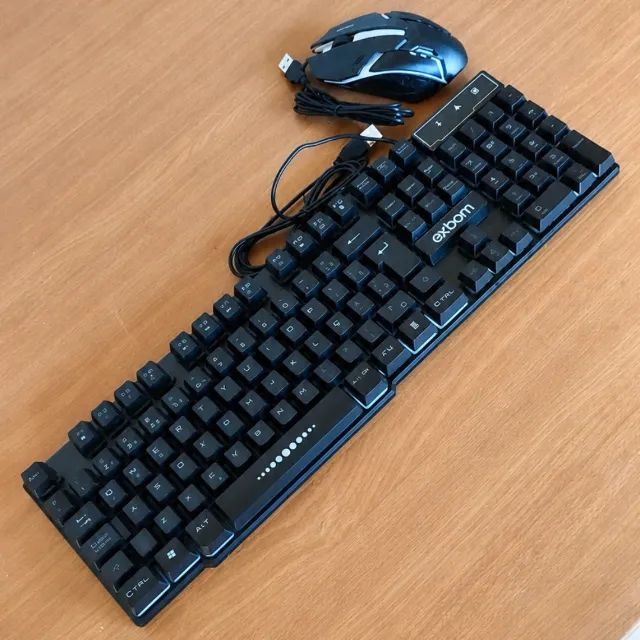 Kit Gamer Teclado + Mouse RGB - Alta Performance - Foto 2