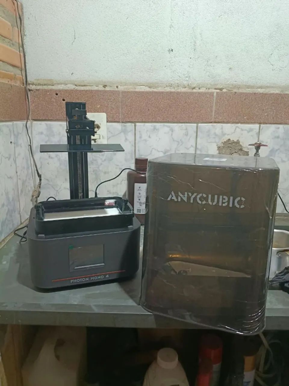 Impressora 3D anycubic photon mono 4 + wash e cure  - Foto 2