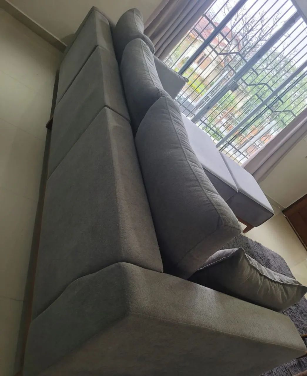 Sofá 3 lugares com chaise<br>Espuma densidade 33 - Foto 4
