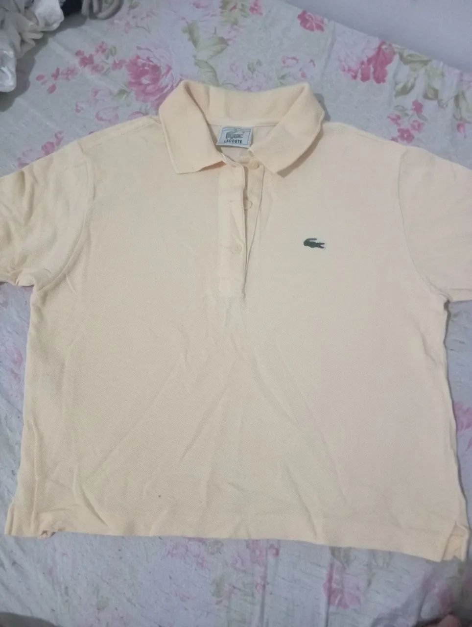 Baby look amarelo 