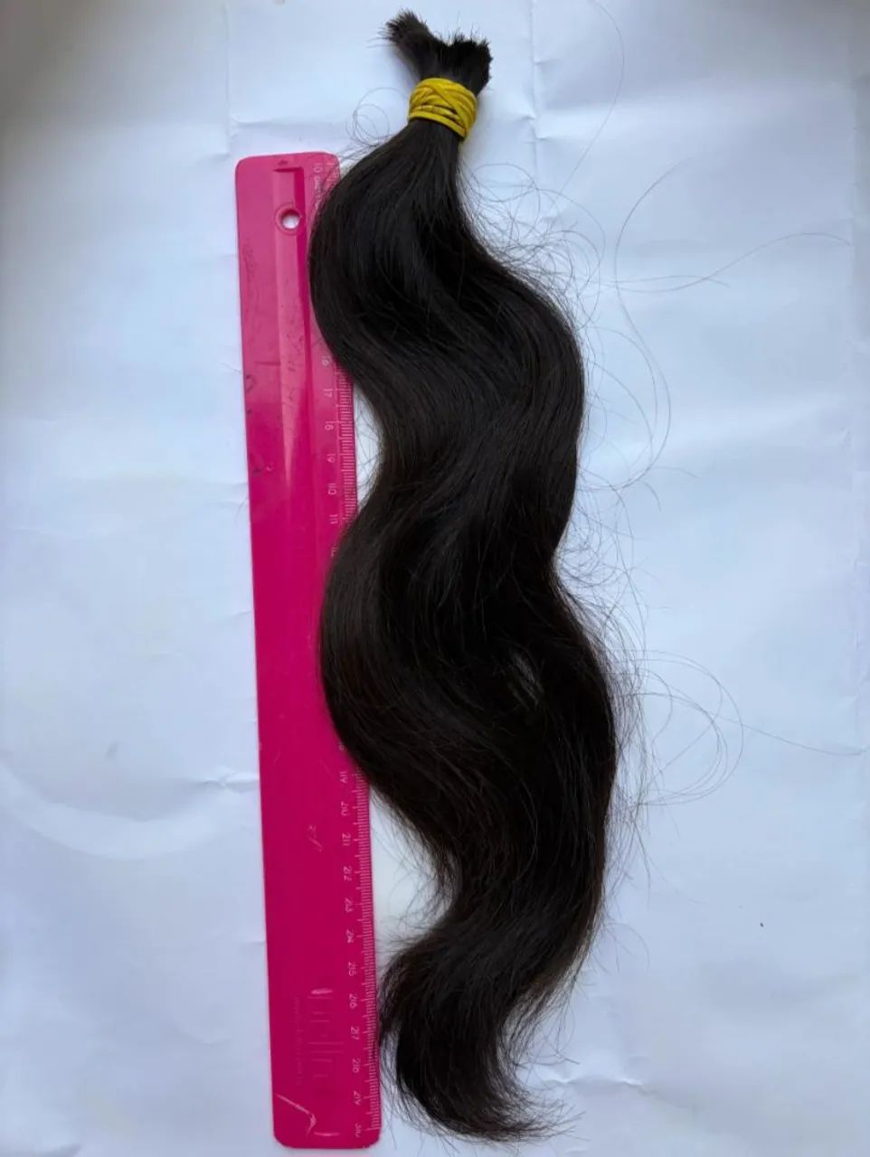Cabelo Humano: 100% Virgem e Natural. 30 CM - Foto 3