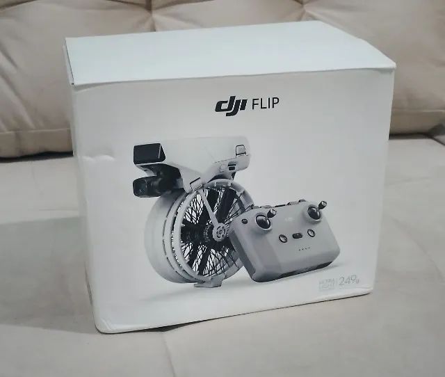 Drone DJI Flip Standard Sem Tela BR, 4K, 60 FPS, Sensor CMOS, Até 50 min de voo