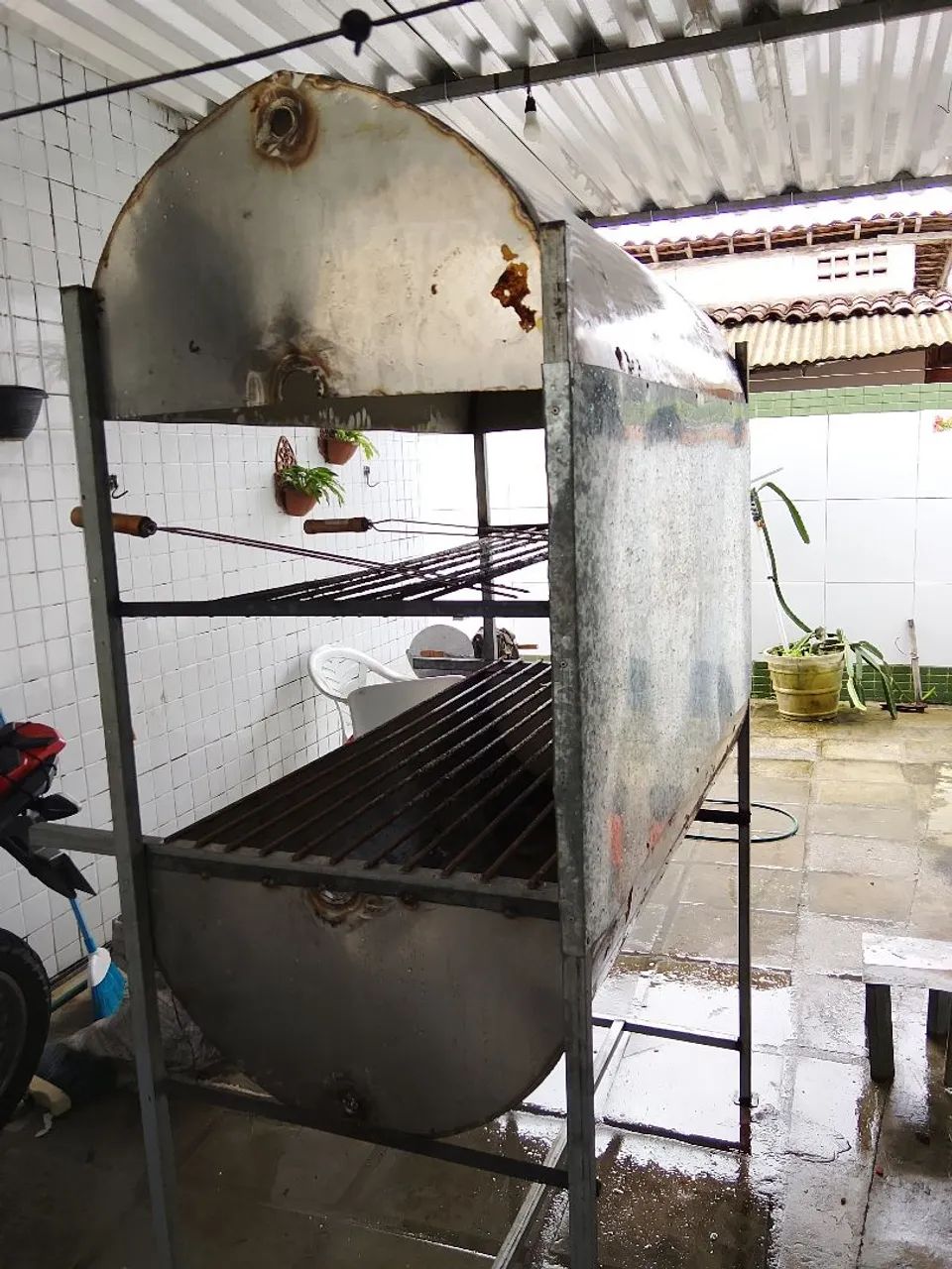 Churrasqueira inox galeto