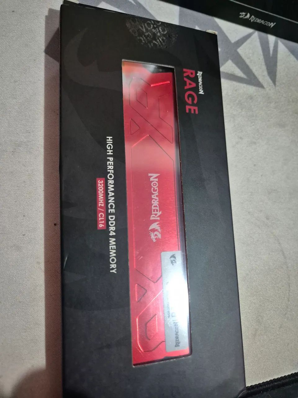  memória ram ddr4 32gb 2x16 redragom rage cl16 - Foto 3