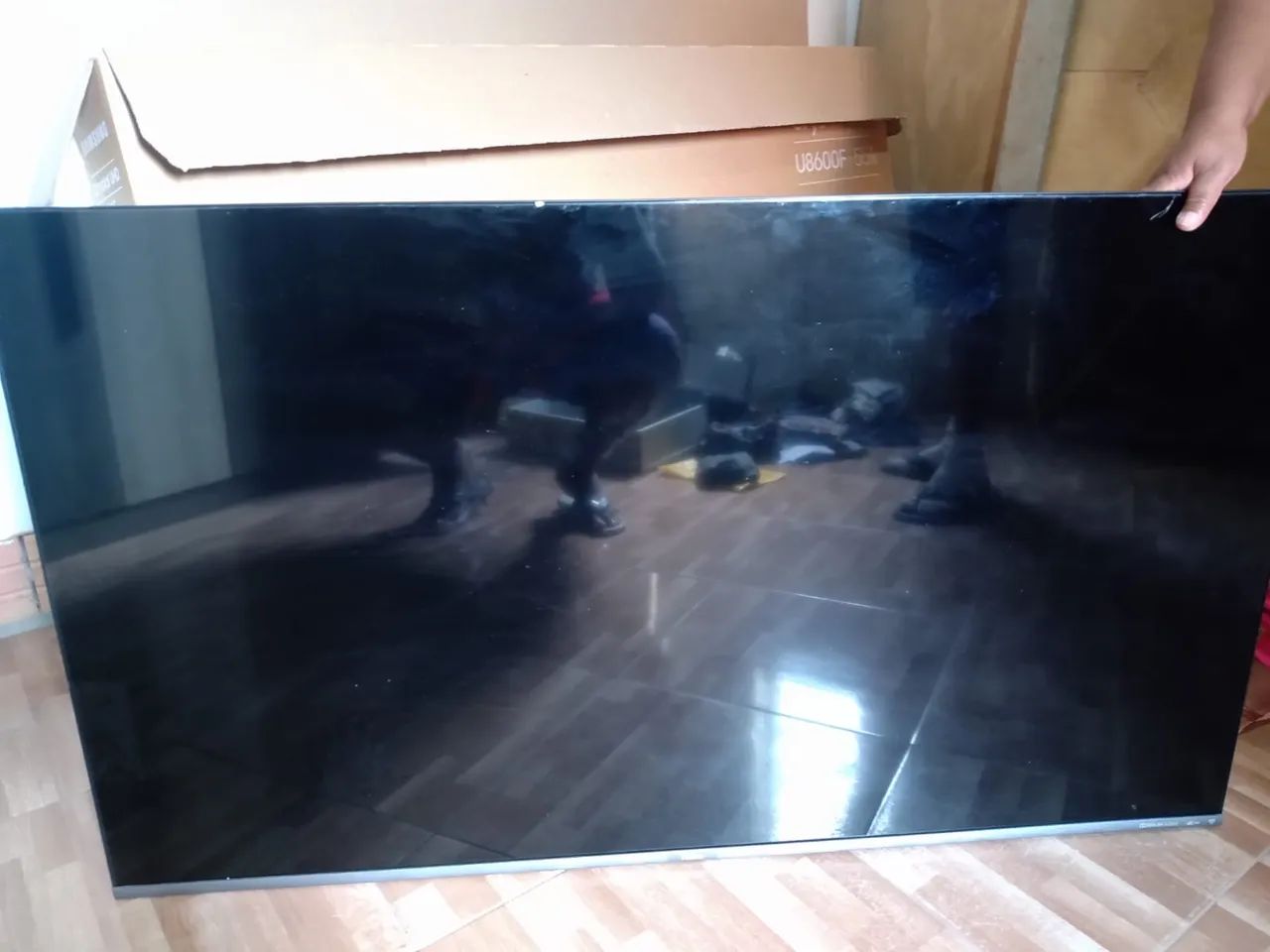 Tv 55 polegadas com defeito 