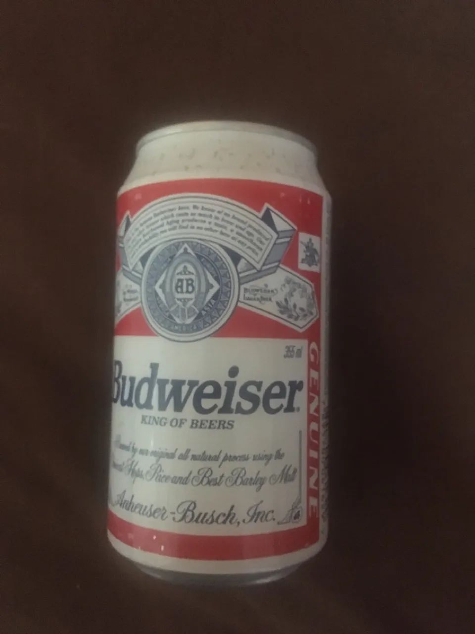 Lata Budweiser Década de 90