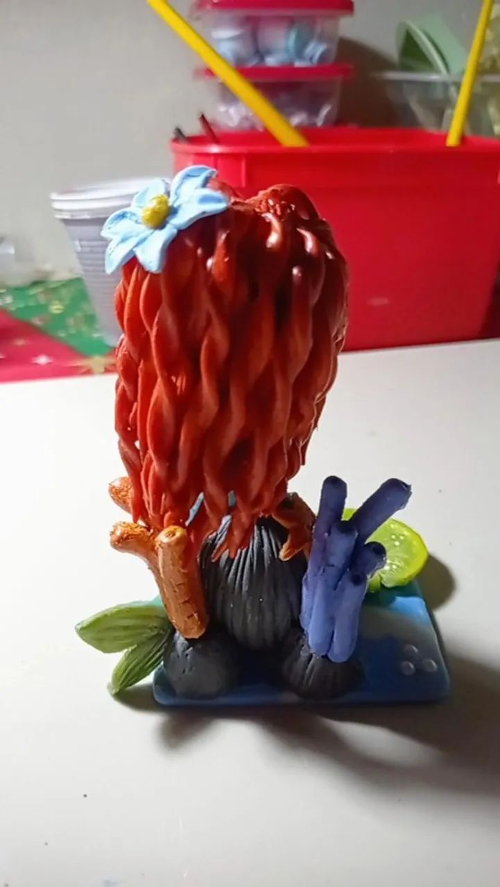 topo de bolo tema sereia - Foto 2