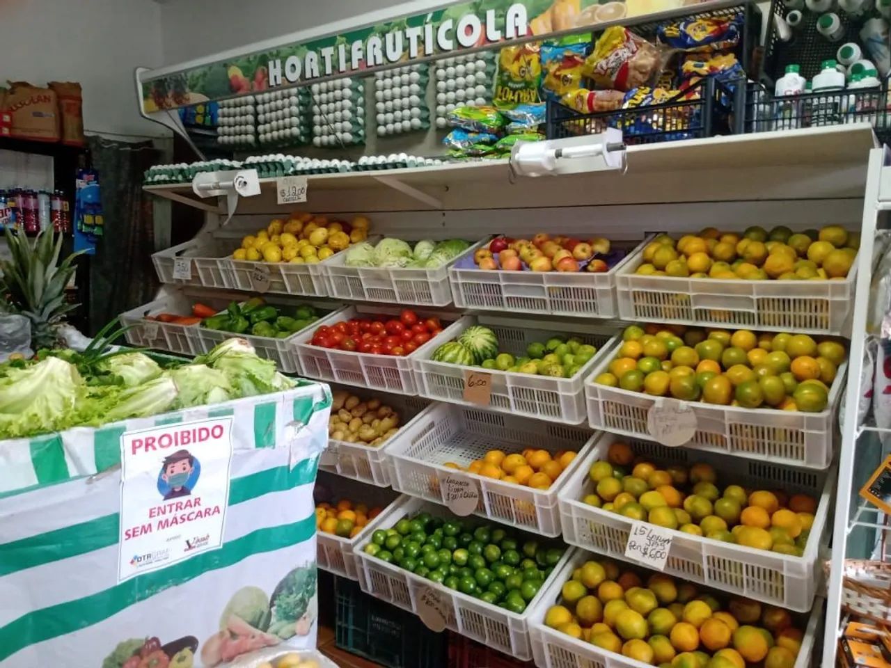 Expositor de frutas grande para Hortifruti ou mercado  - Foto 3