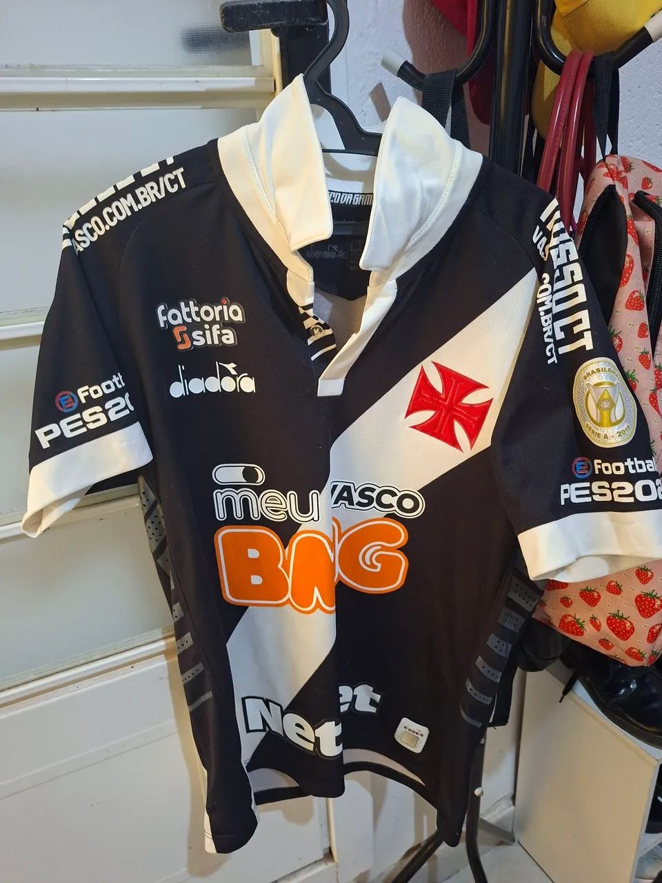 Camisa Vasco de jogo Diadora Original em bom estado 