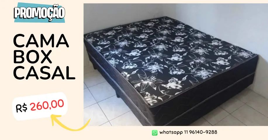 cama box casal 