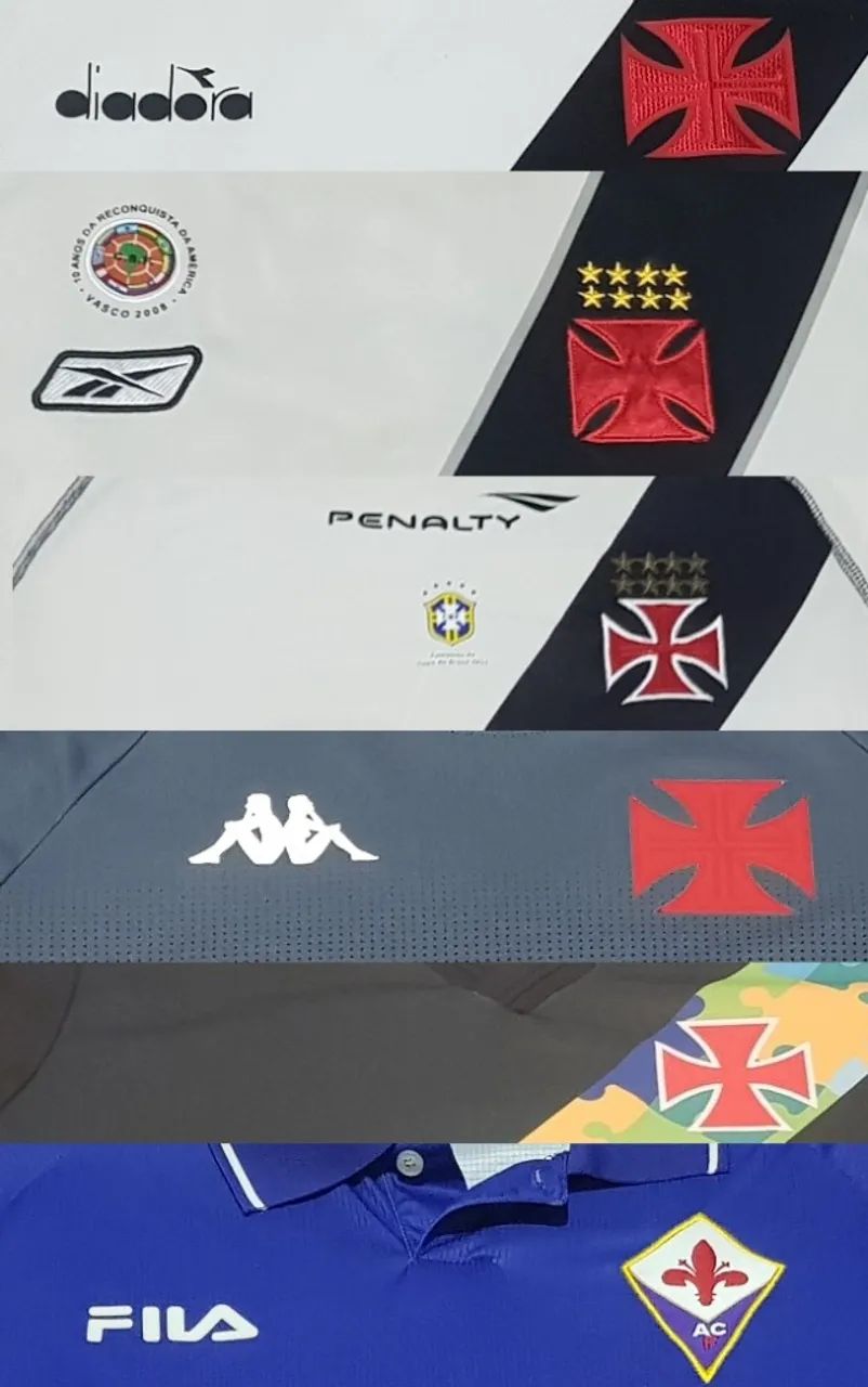 Combo de Camisas do Vasco
